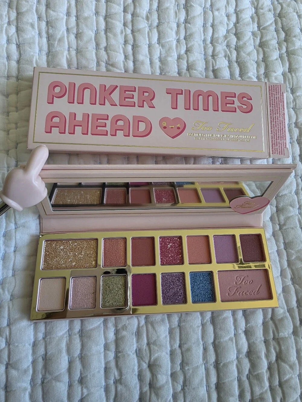 NWT Too Faced Pinker Times Ahead Eyeshadow Palette | Limited Edition | Full Size